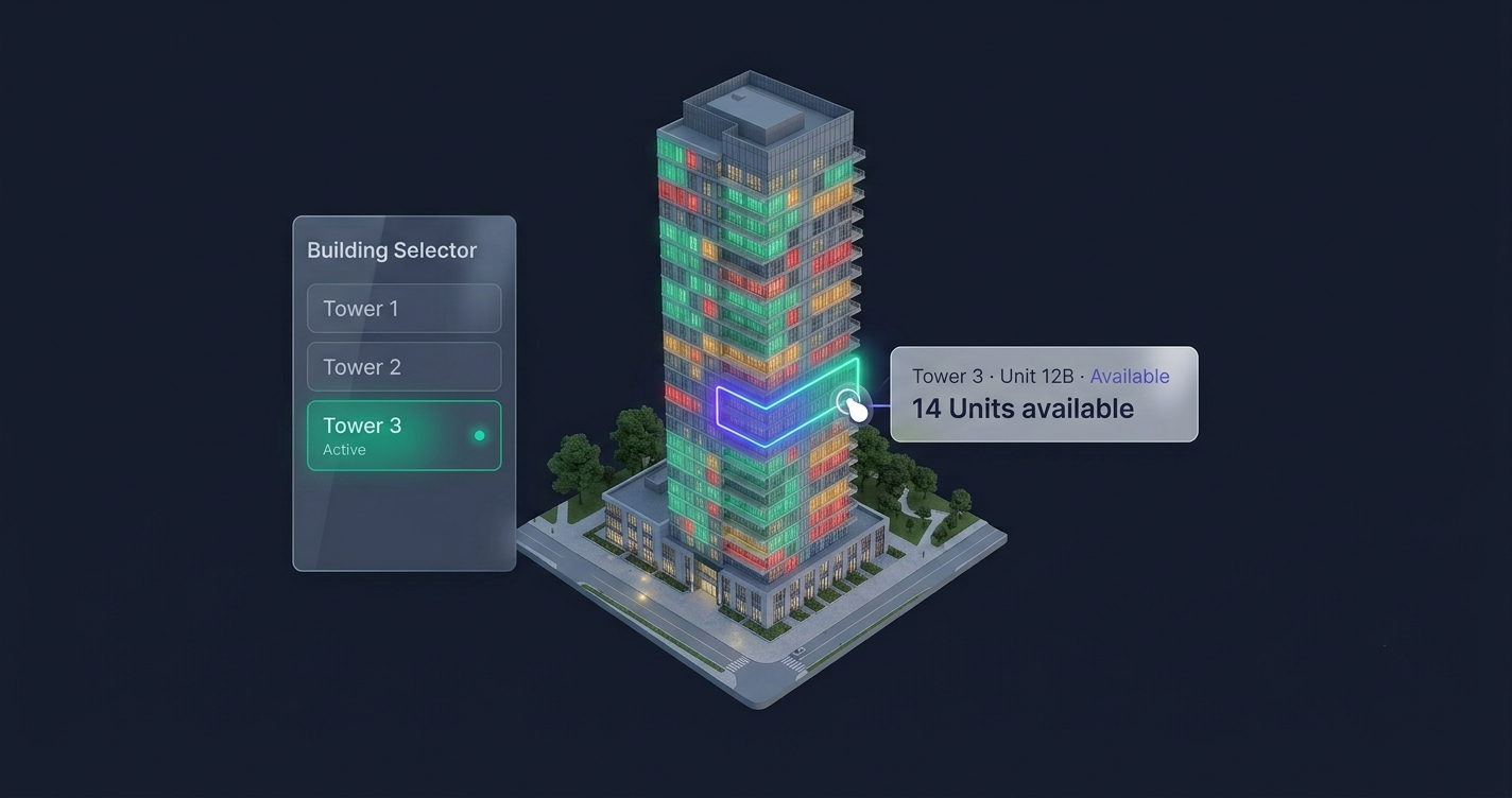 Interactive Masterplans for Multi-Tower Developments