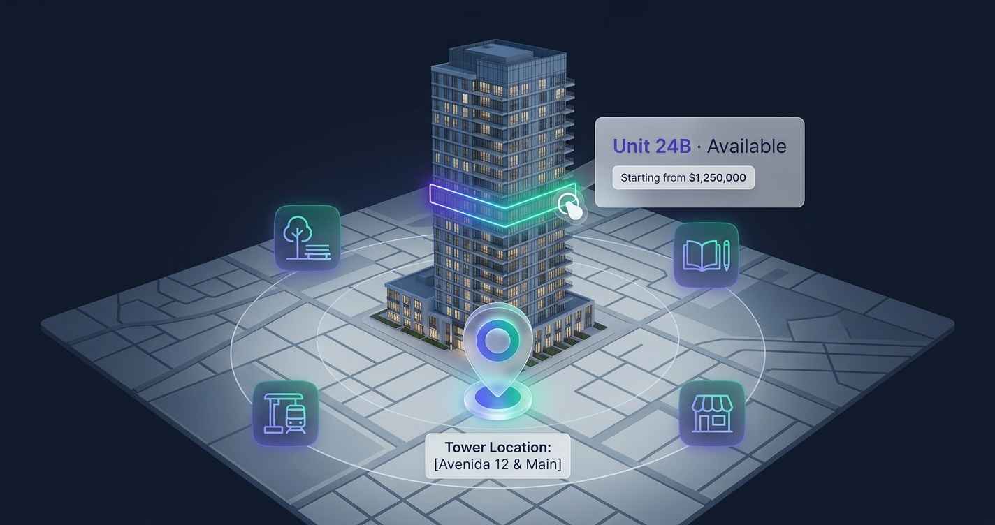 Interactive Property Maps for Real Estate Developers