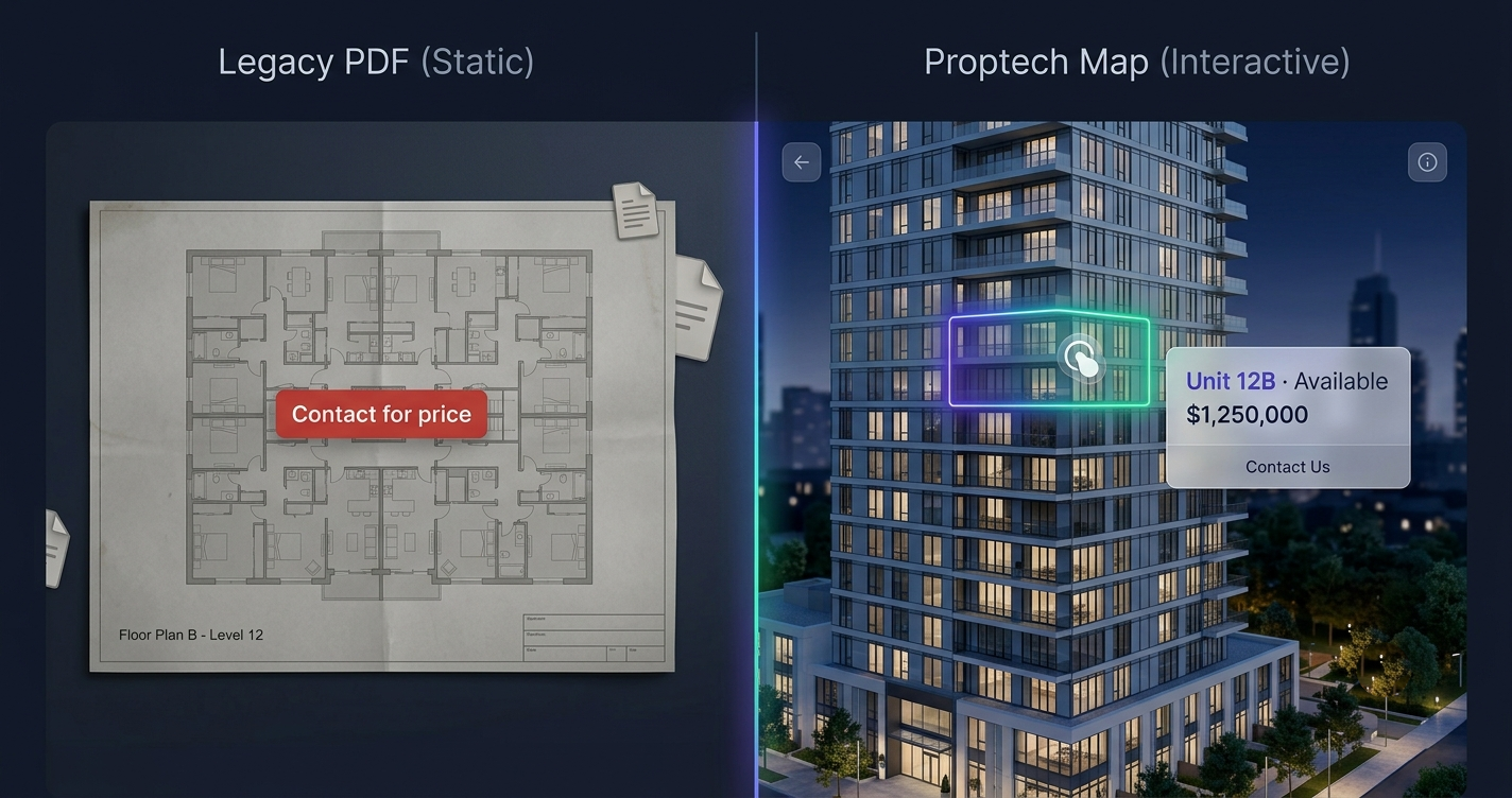 Interactive Tower Map vs Static Floor Plan